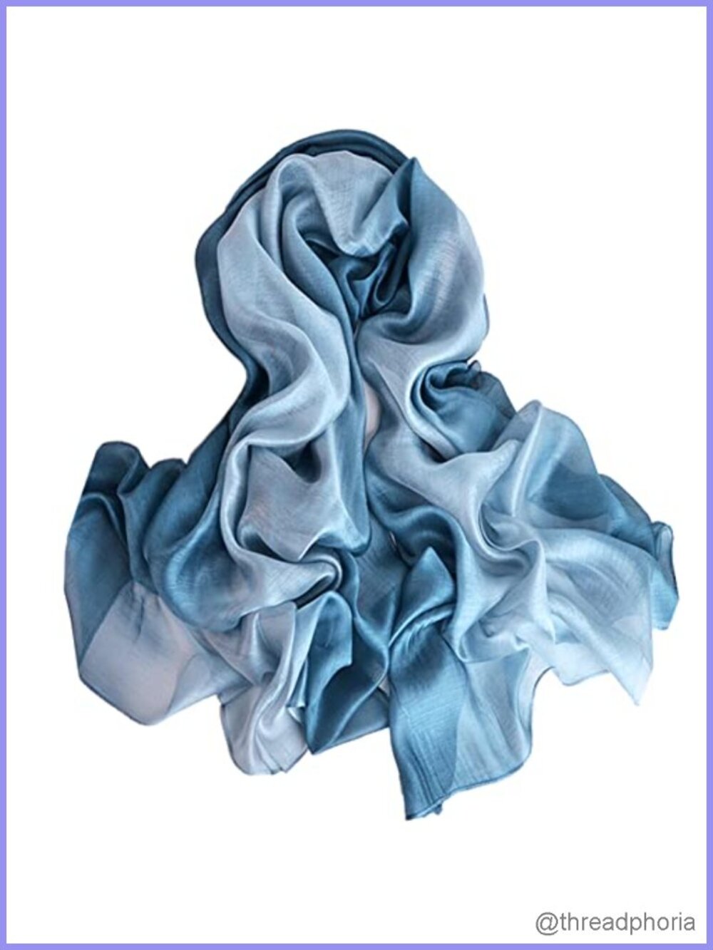 Cotton Silk Scarf Soft Elegant Wrap for Women